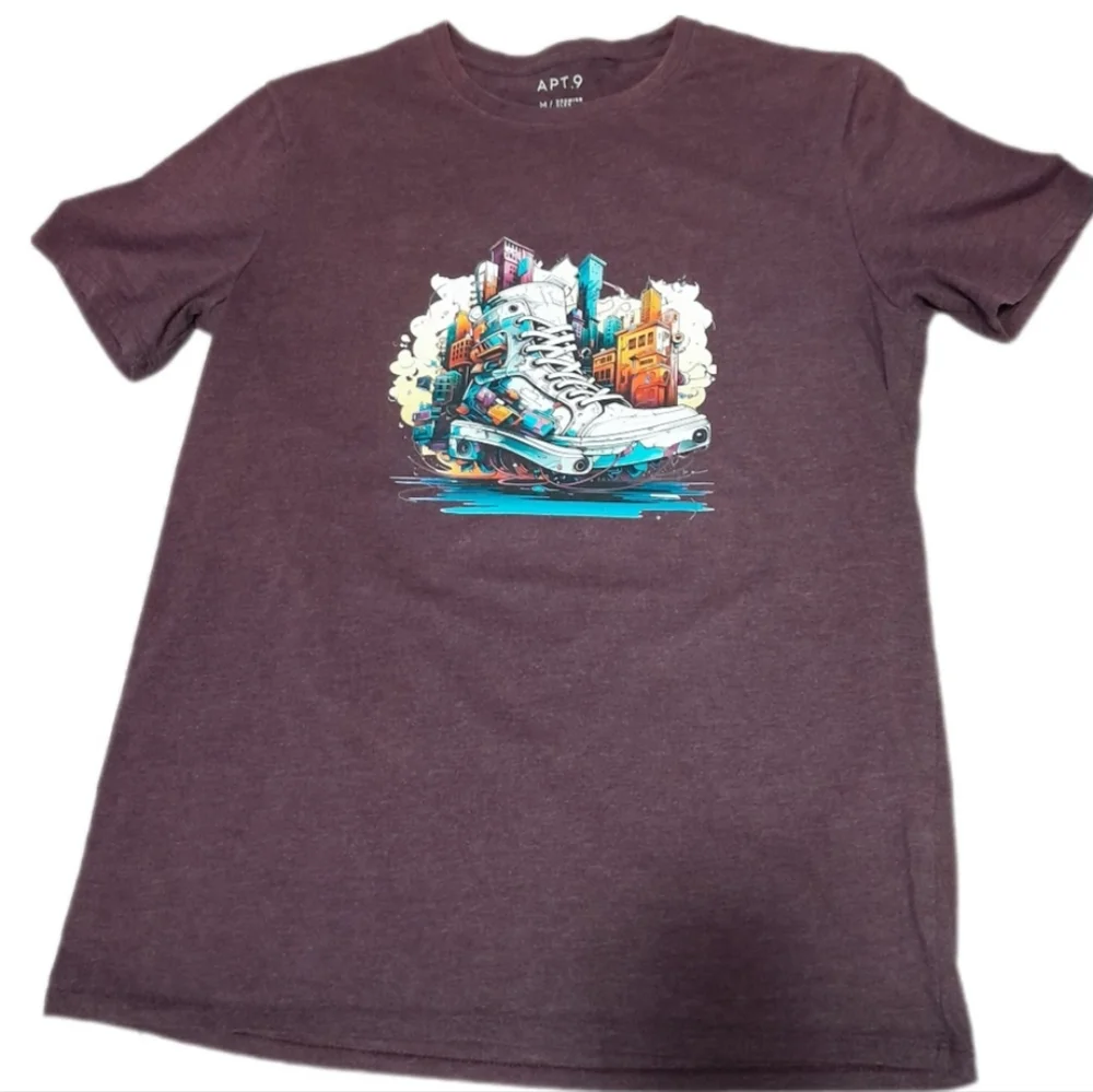 Sneaker City graphic Tshirt- One of a kind - Picture 3 of 7
